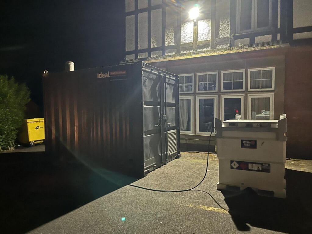 emergency boiler installed