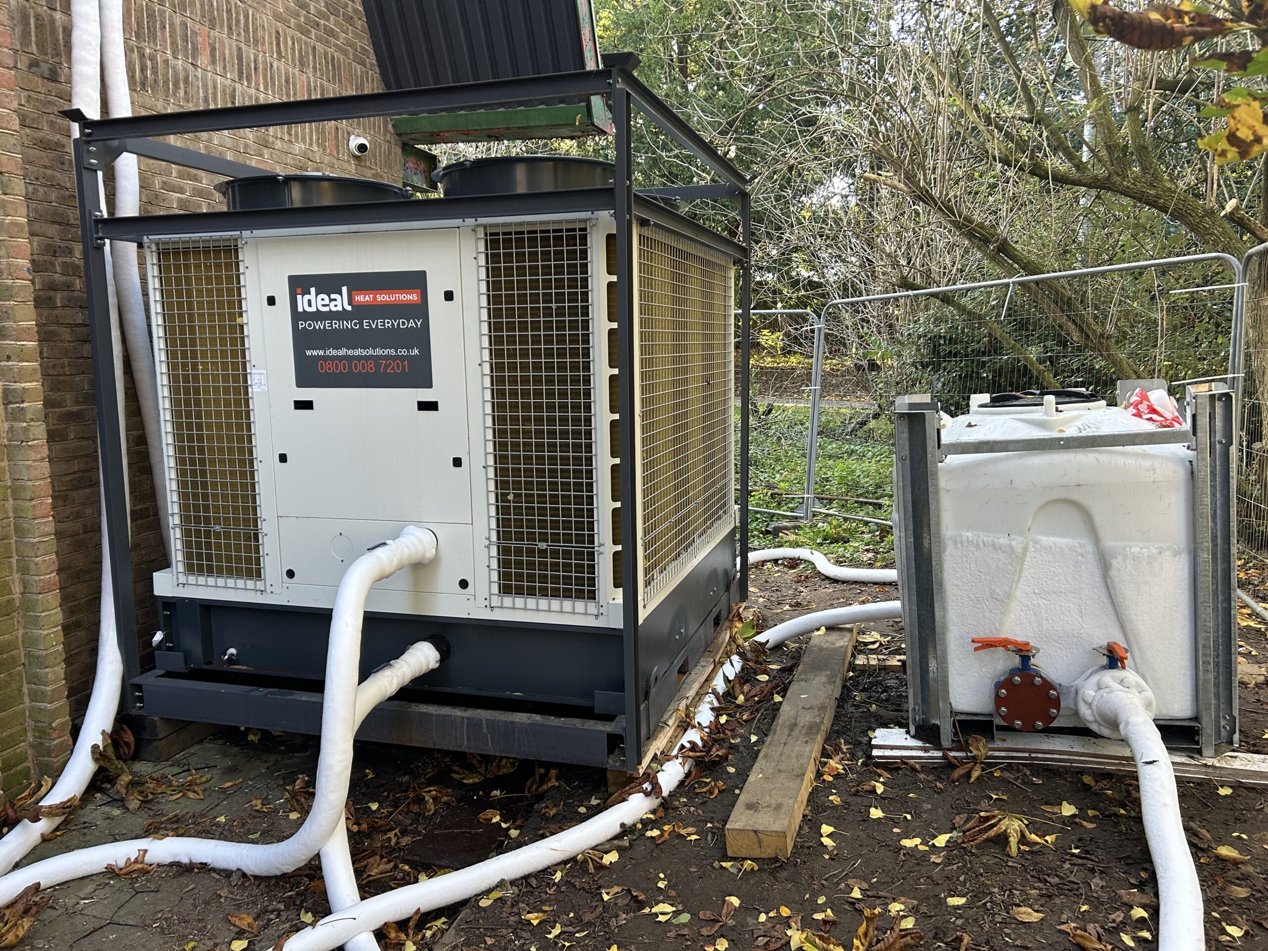 heat pump chiller for ice rink
