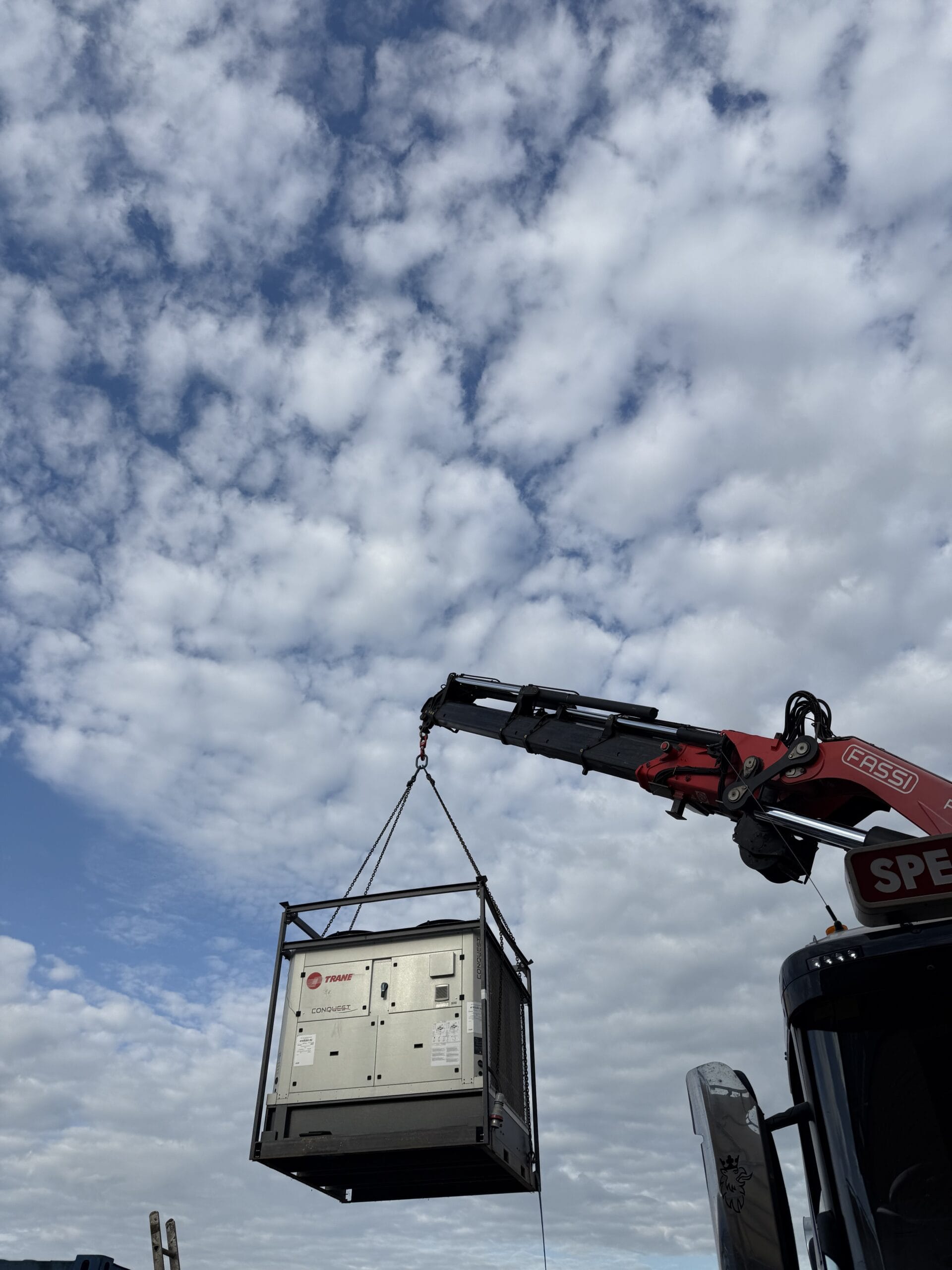 IHS 200 HP Chiller cranage