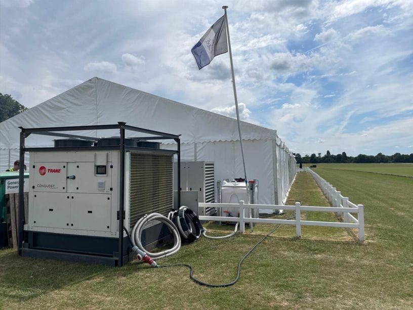 temporary chiller hire for marquee