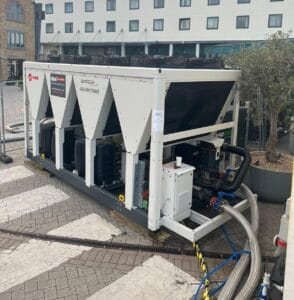 emergency 400kw chiller hire, chiller contingency plan, cooling solution