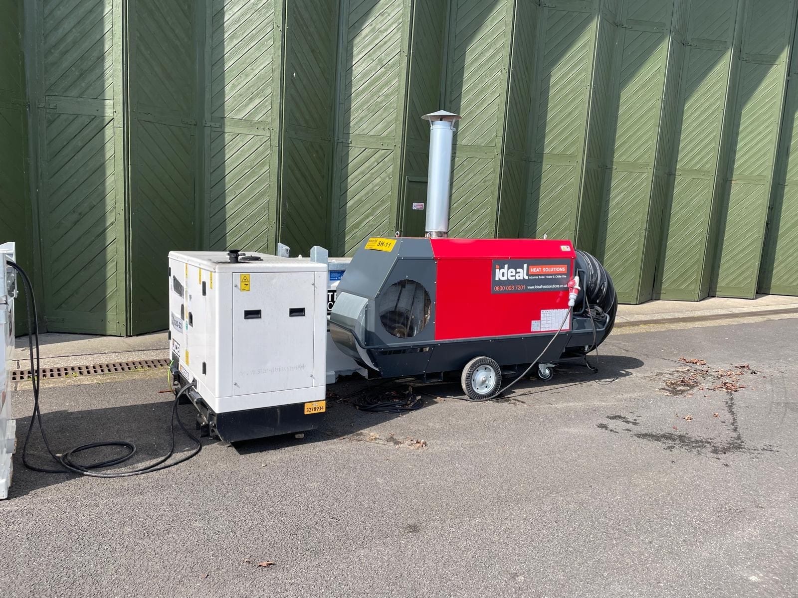 200kw IDF for Warehouse Heating