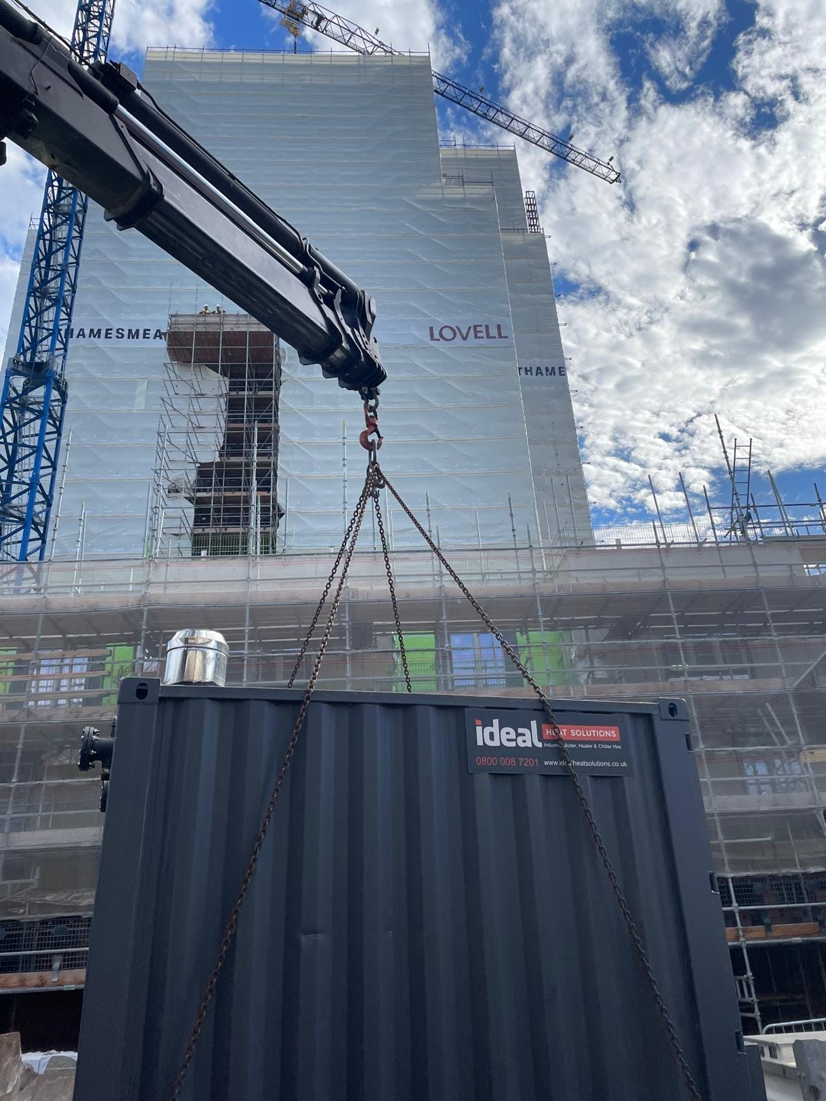 construction boiler hire