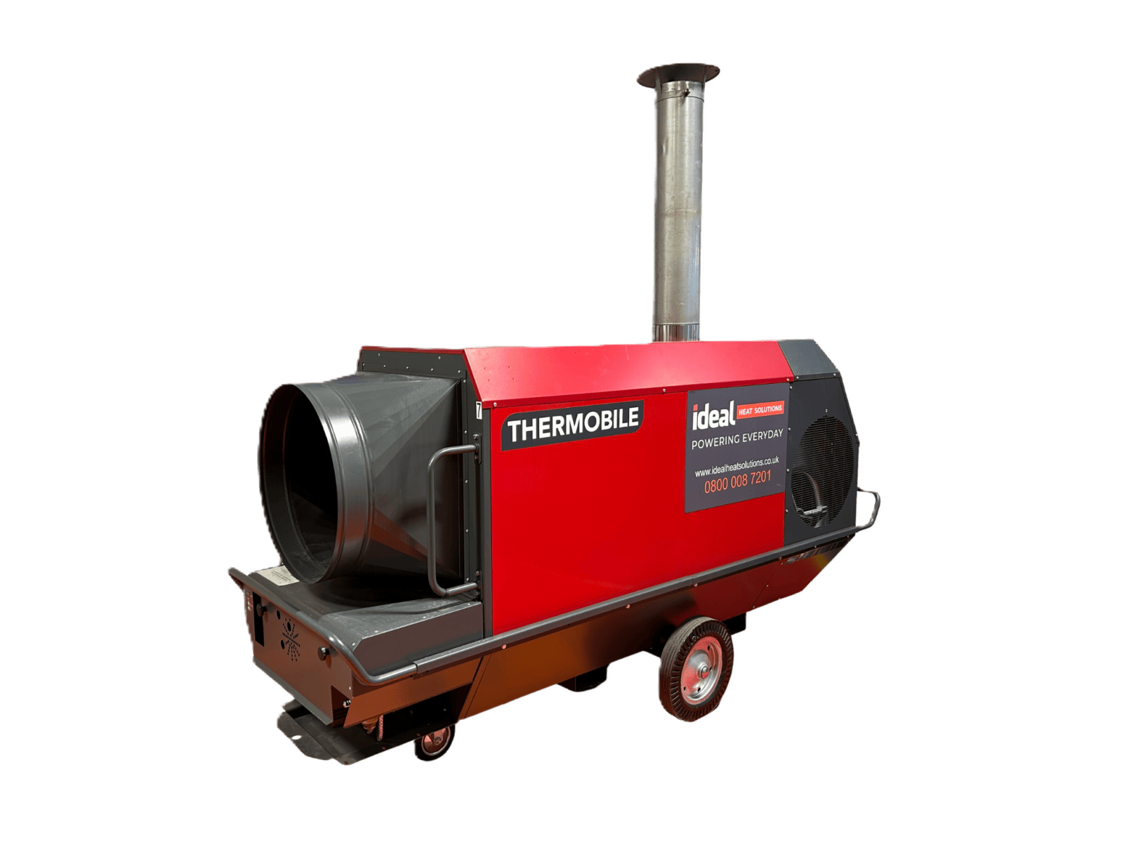 indirect diesel fired heater, indirect oil fired heater, idf heater hire