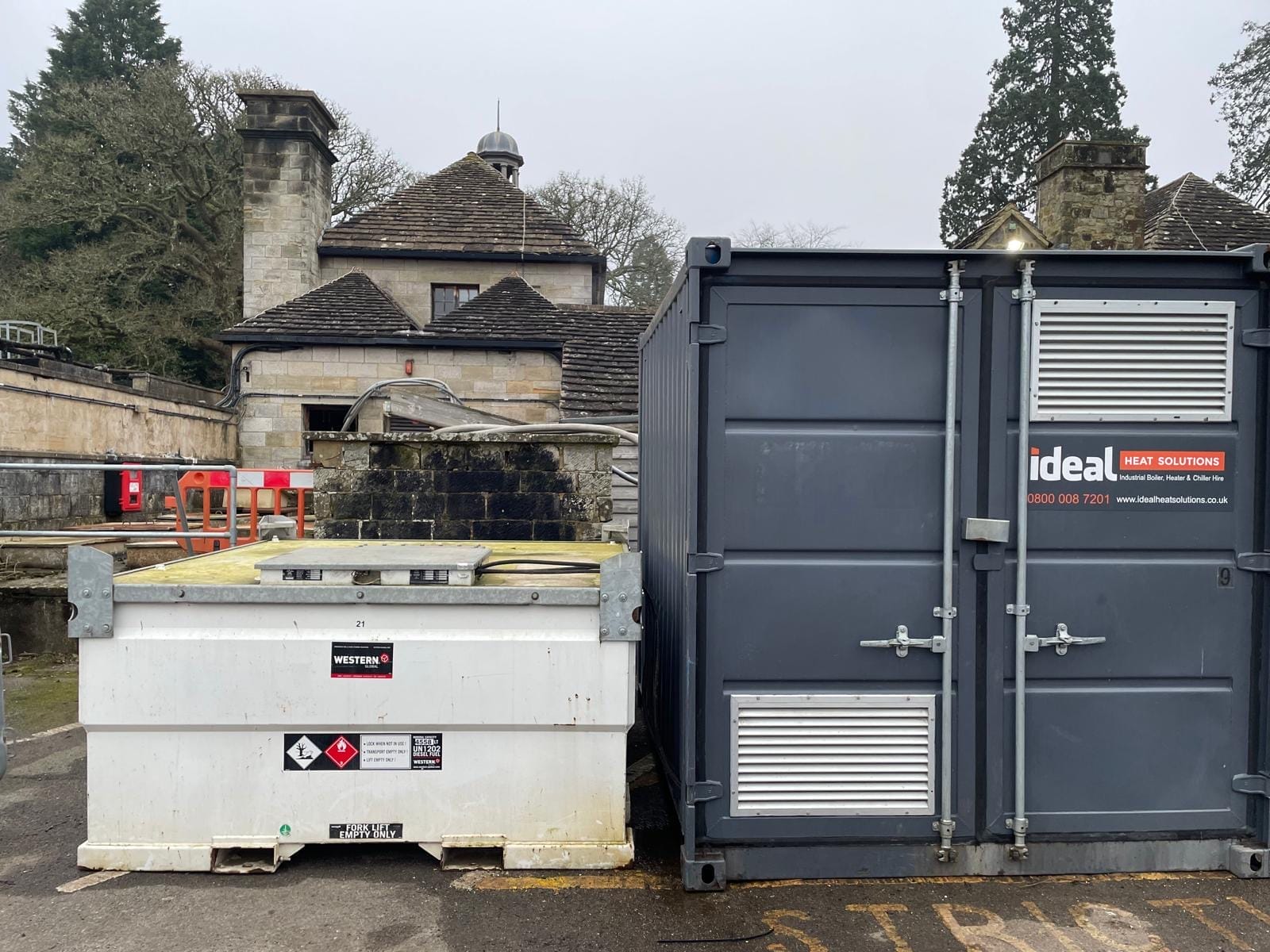boiler hire for botanical garden, heritage site boiler hire in west sussex
