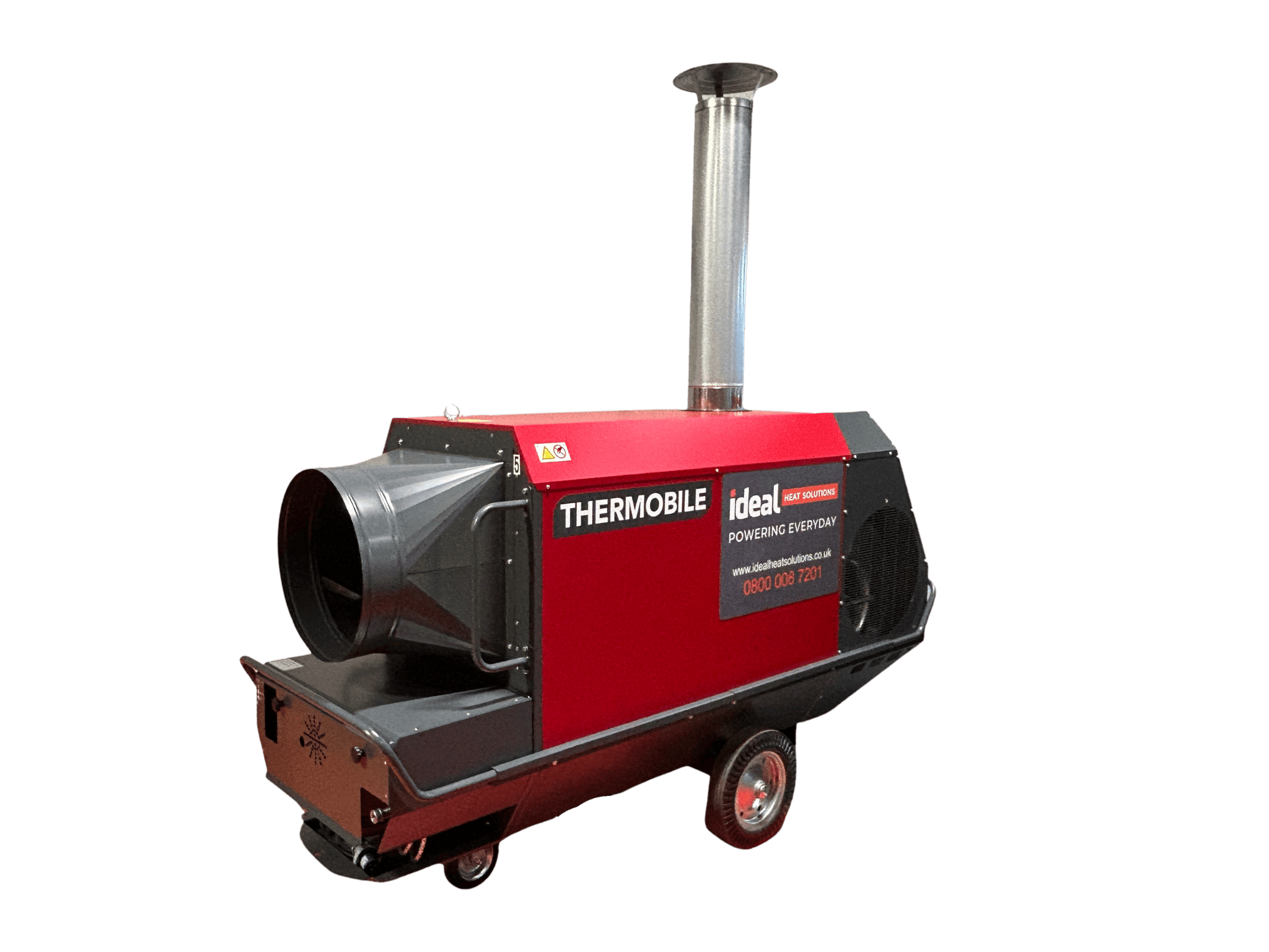 indirect diesel fired heater, indirect oil fired heater, idf heater hire