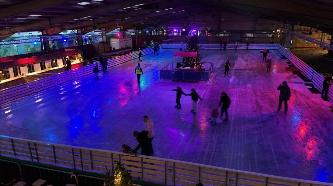 temporary chiller hire for ice rink