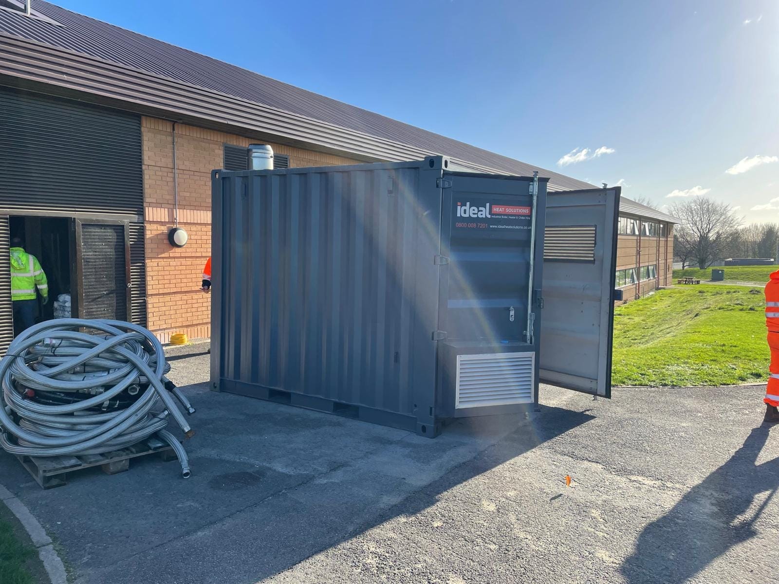 boiler hire for a government facility in hampshire