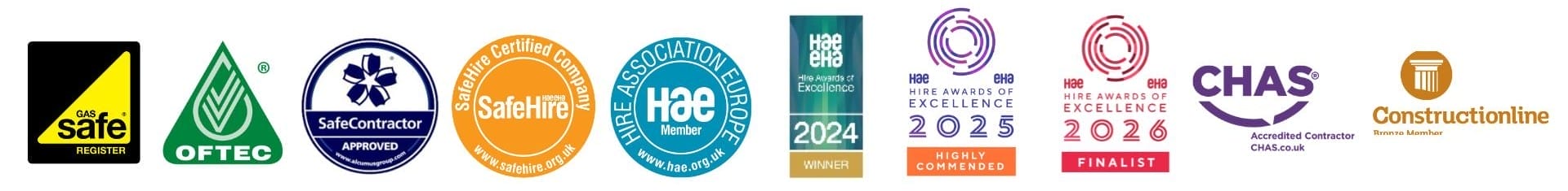 ideal heat solutions accreditations logos