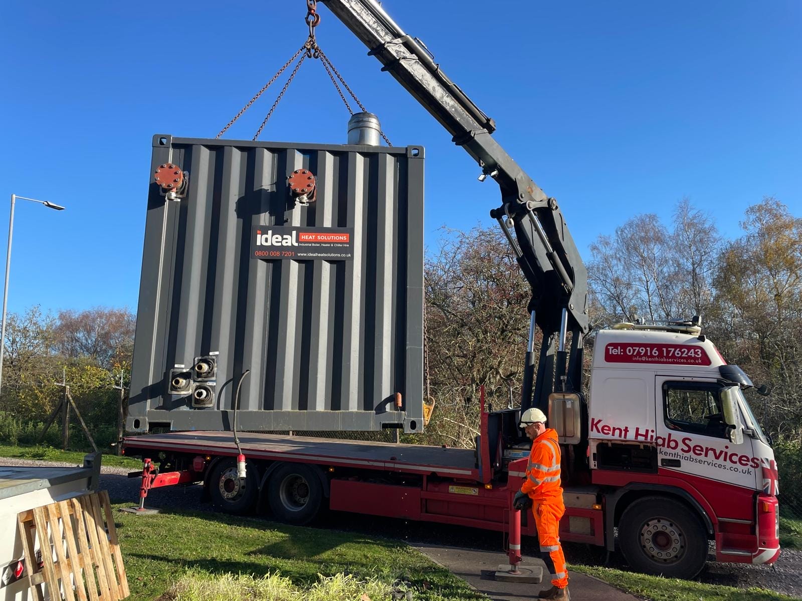 boiler hire delivery 500kw